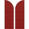 Ekena Millwork Americraft 5-Board (3 Batten) Wood Joined Board-n-Batten Shutters w/ Arch Top, ARW401BQ518X77BRH, PR ARW401BQ518X77BRH - alternate 1